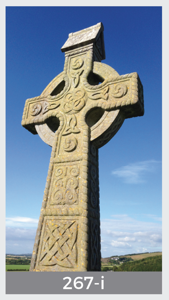 celtic cross prayer card
