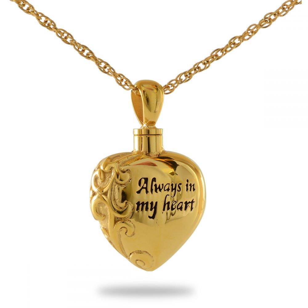 Forever in my Heart Gold Steel = $95