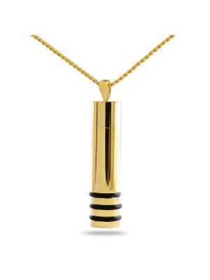 Gold and Black Cylinder - $95 (Gold Steel)