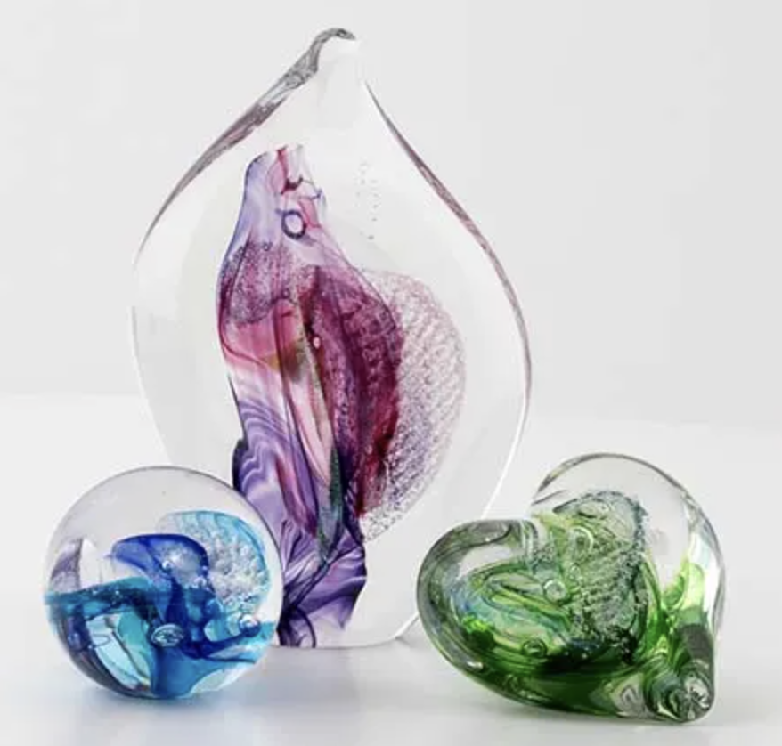 SoulBursts Hand Blown Glass Keepsakes - Starting at $100