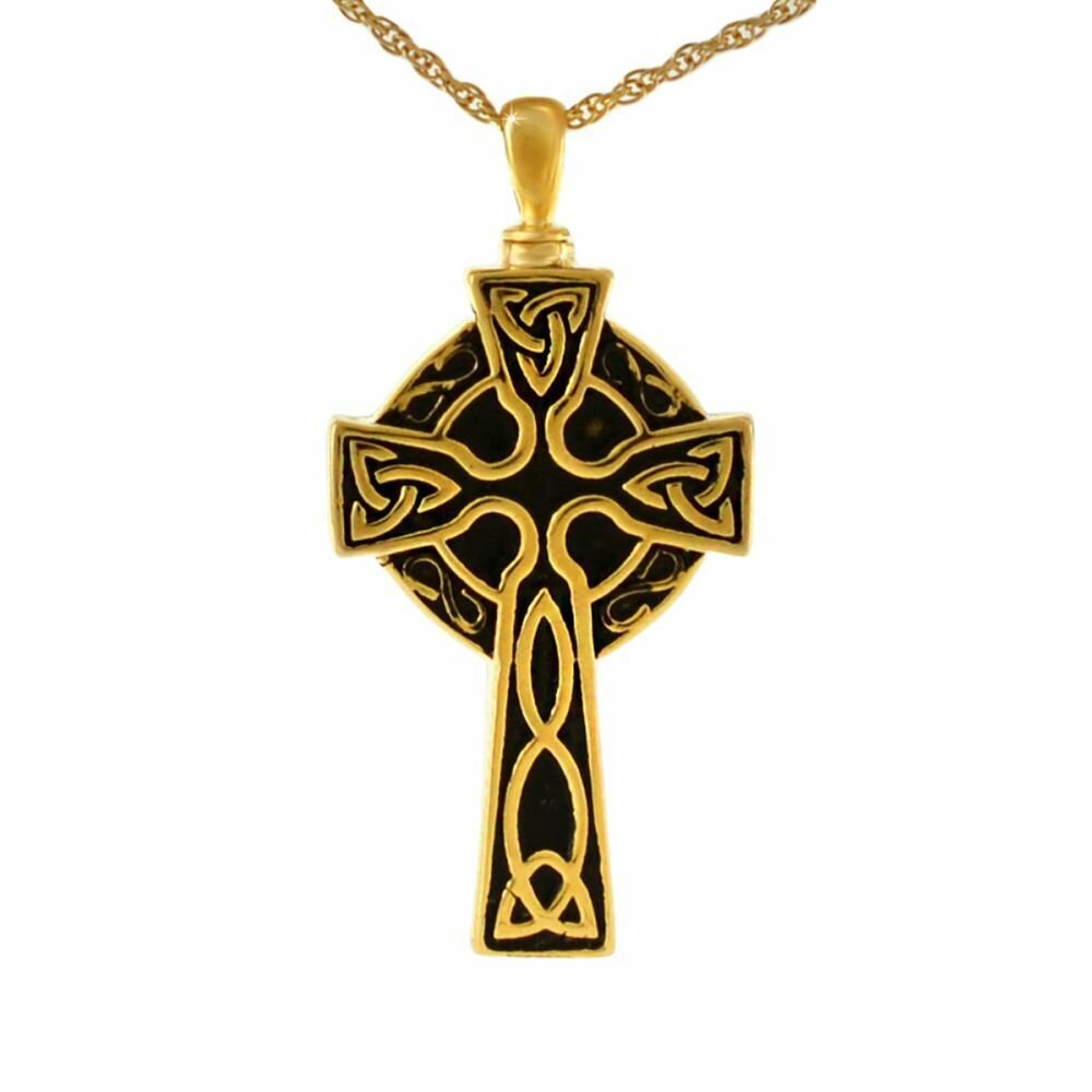 Celtic Cross Gold Pendant