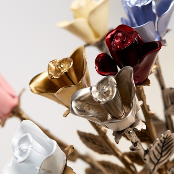 Brass Rose Keepsakes (A Variety of Color Choices)