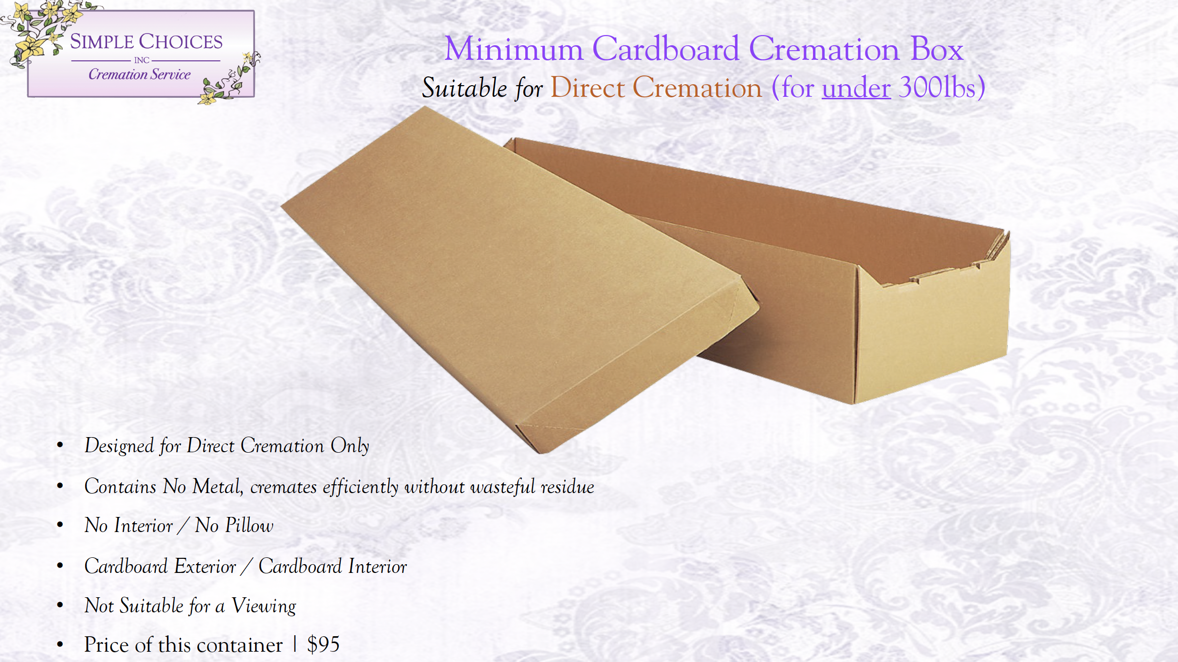 Minimum Cardboard Box 