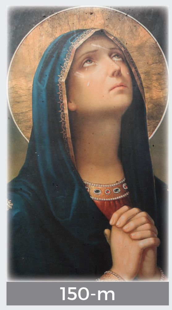 virgin mary prayer card