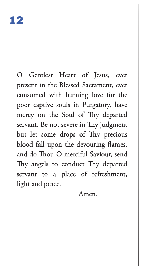 Prayer Verse 12
On Gentlest Heart of Jesus